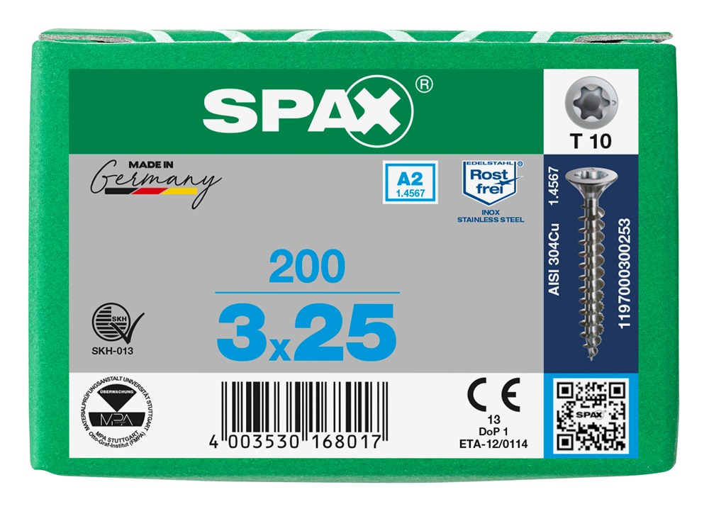spaanplaatschroef rvs a2 spax-6 spaanplaatschroef rvs a2 spax-6