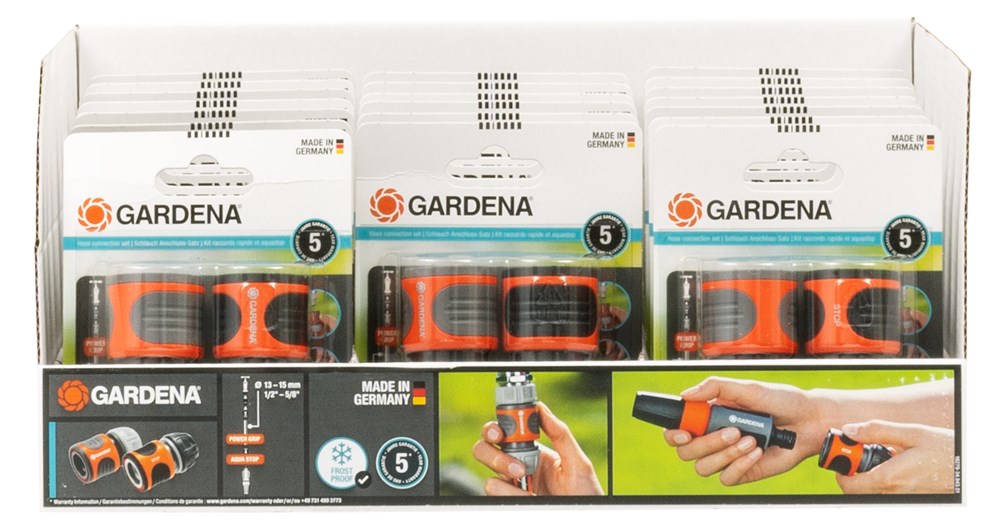 slangstukset oranje/grijs gardena-3 slangstukset oranje/grijs gardena-3
