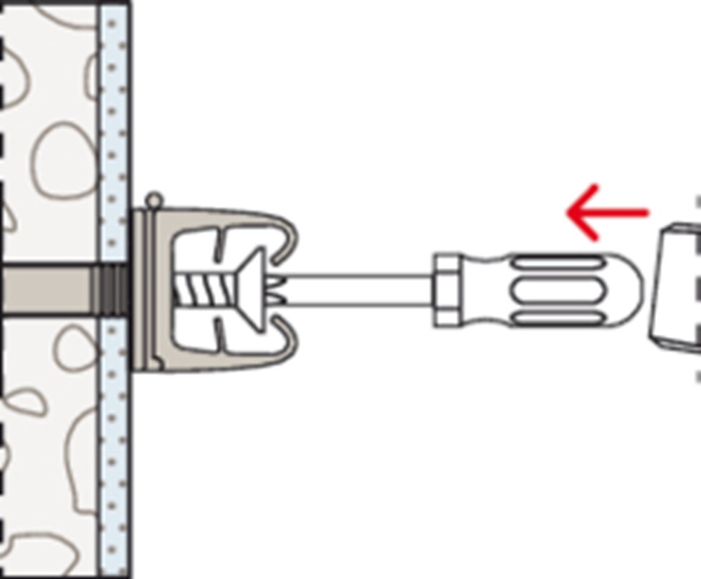 klikzadel nylon fischer-8 klikzadel nylon fischer-8