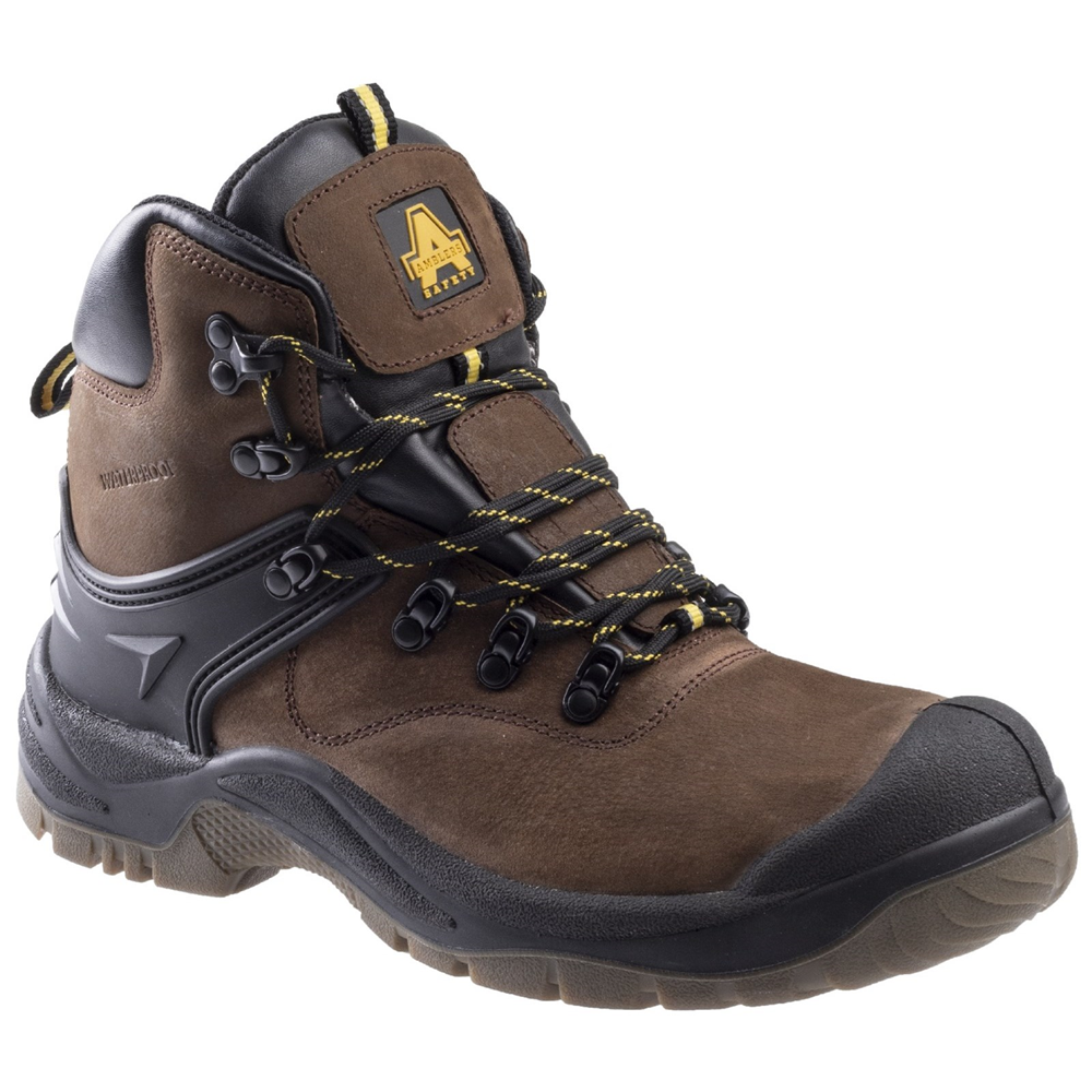 Amblers FS197 Lace up Safety Boot Brown