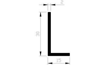 776242461 Hoekprofiel, aluminium 776242461 Hoekprofiel, aluminium