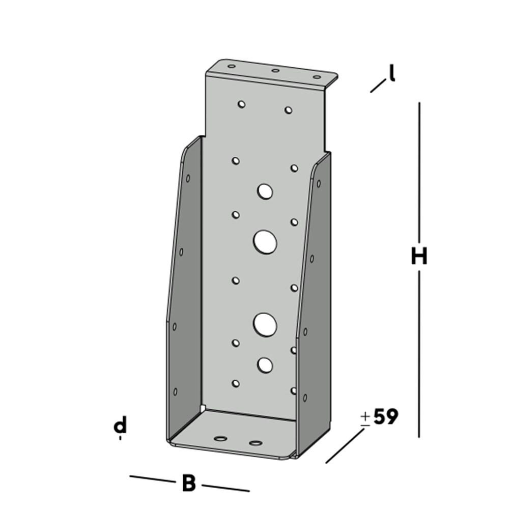 balkdrager gbs korte lip sv-2 balkdrager gbs korte lip sv-2