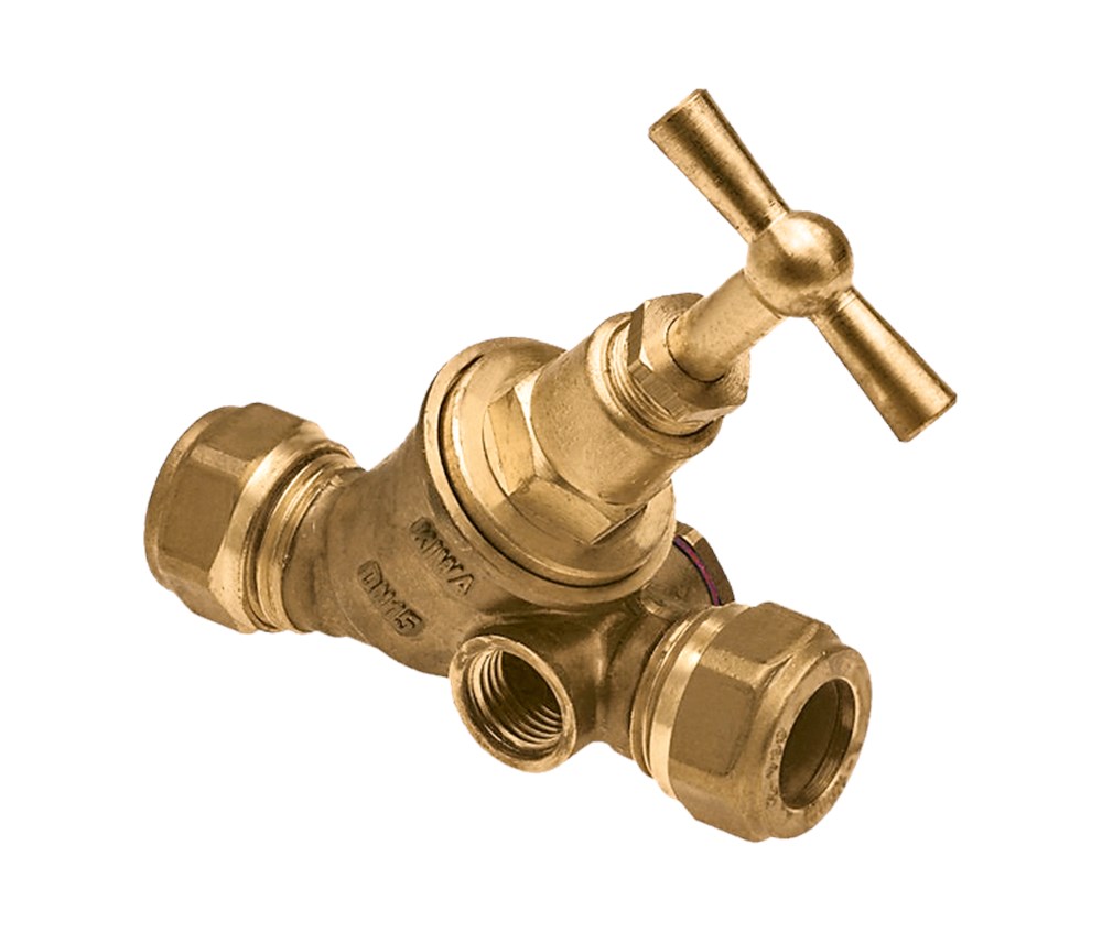 Afbeelding voor Stopkraan met aftapgelegenheid