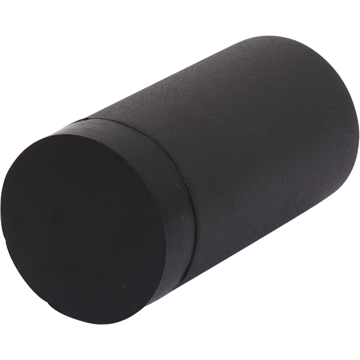 Deurstopper voor wandmontage rvs zwart Oxloc