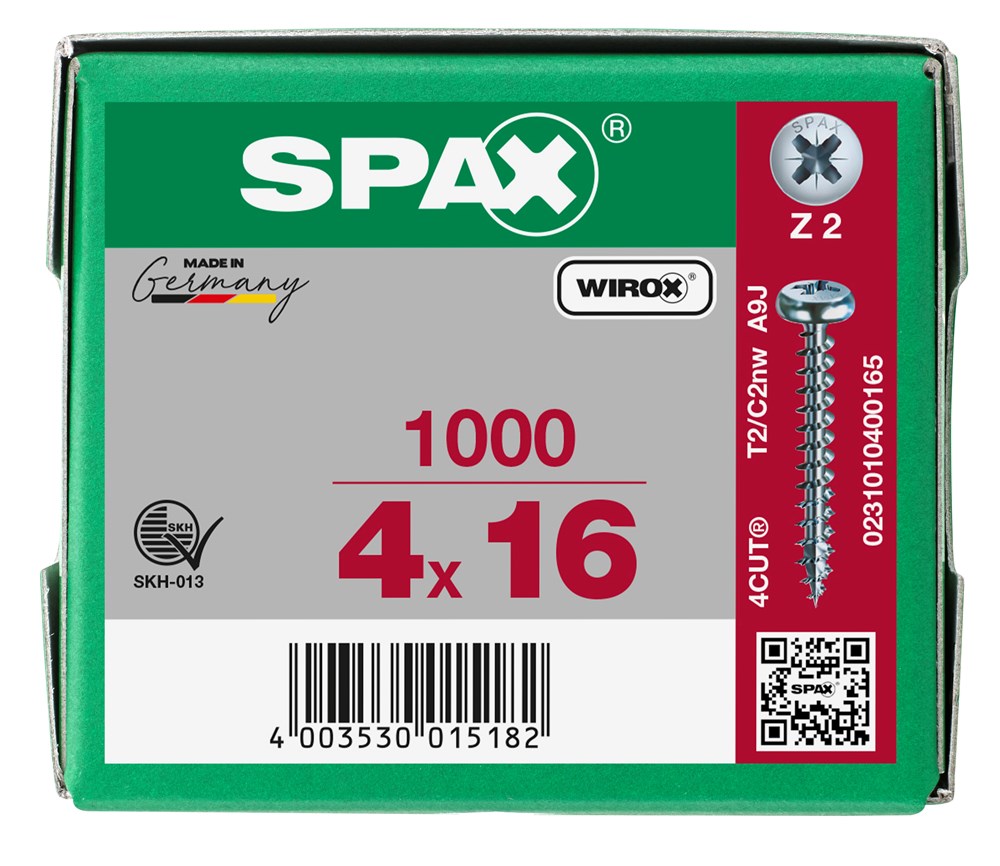 spaanplaatschroef wirox spax-6 spaanplaatschroef wirox spax-6
