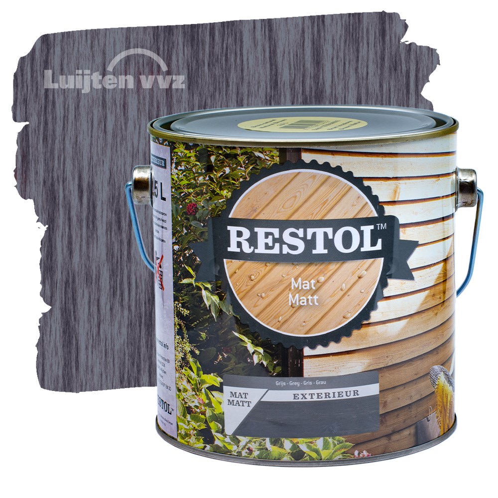 Restol Houtolie Mat Grijs (2)