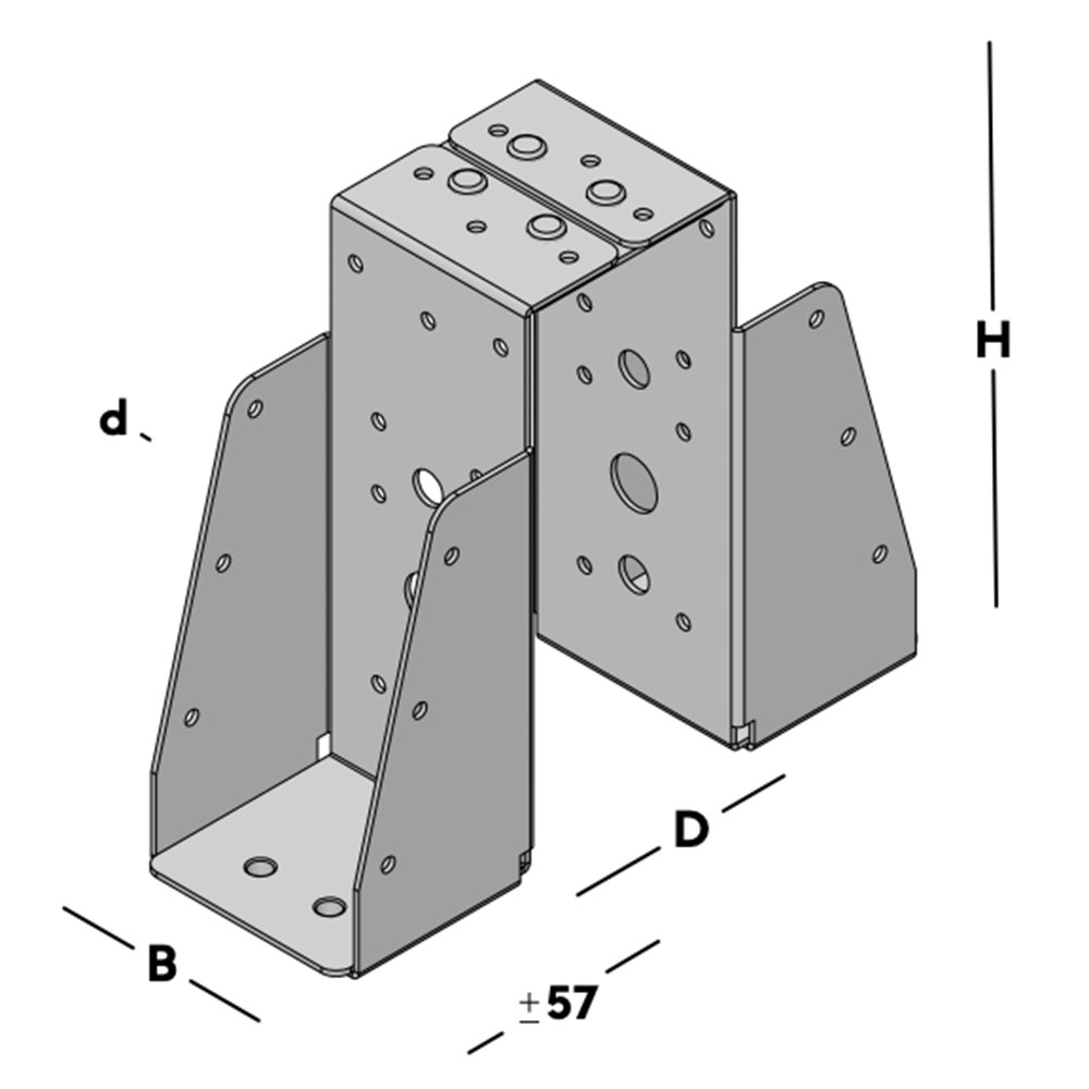 balkdrager gbs dubbel sv-3 balkdrager gbs dubbel sv-3