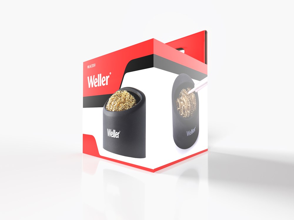 messingwol met houder weller-5 messingwol met houder weller-5