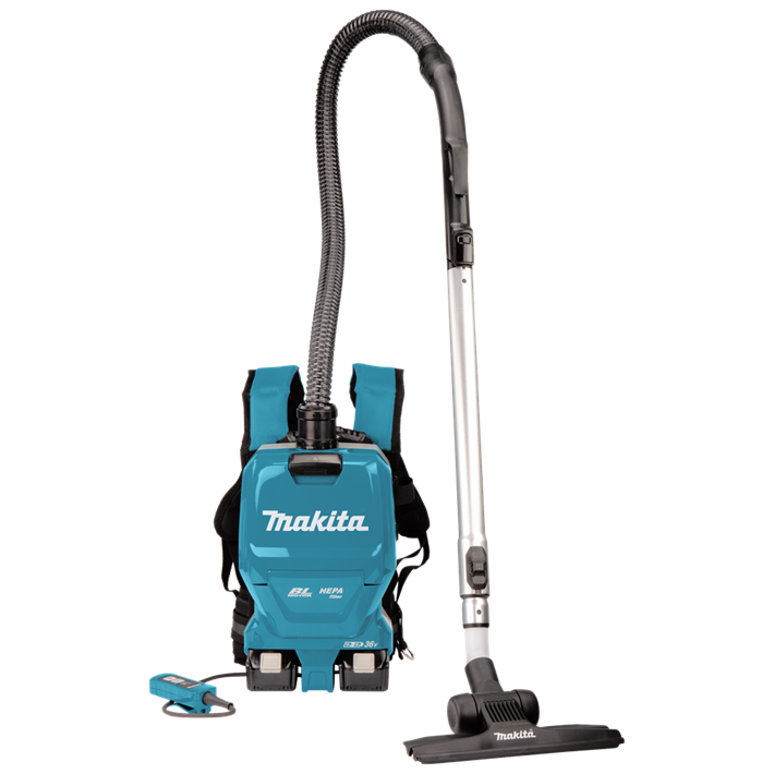 Afbeelding Makita 2x18 v rugstofzuiger voor schoonmaak DVC261TX22