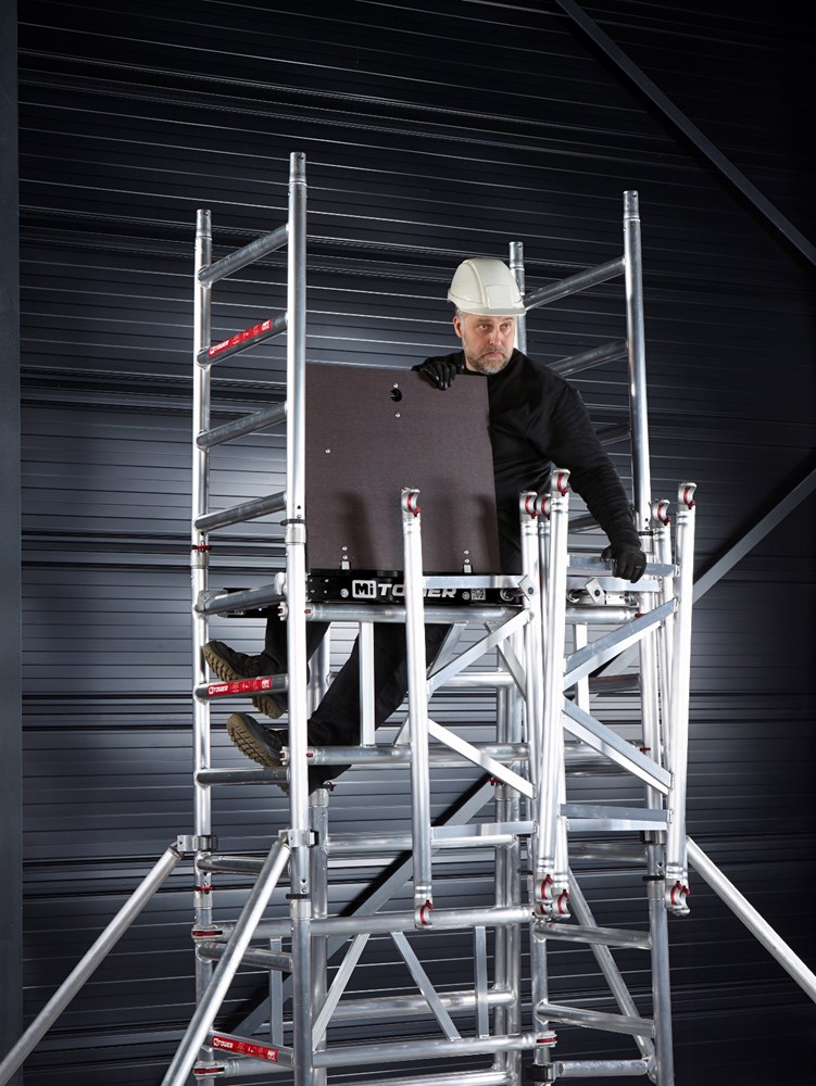 Aluminium 1-persoons rolsteiger met voorloopleuning MiTOWER_USP_009.jpg