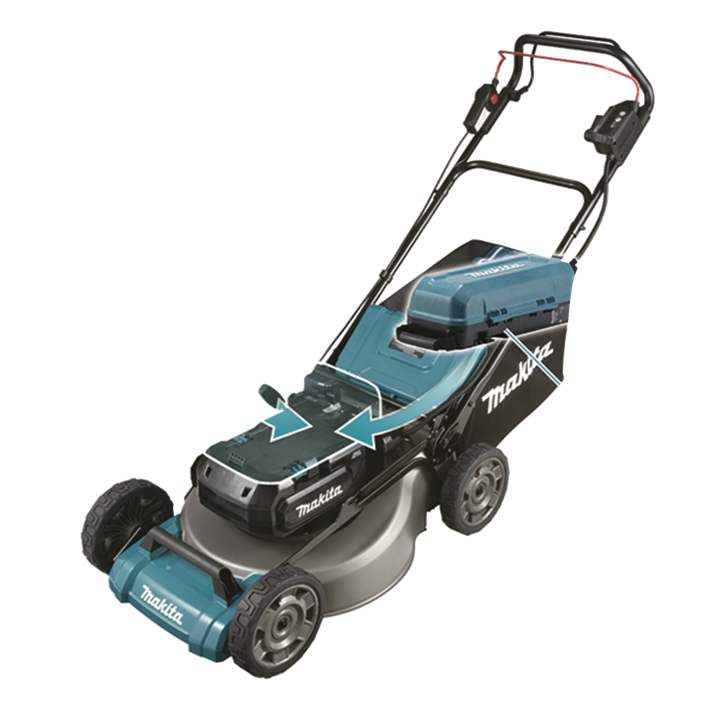 Afbeelding Makita 36 v grasmaaier 53 cm connector type