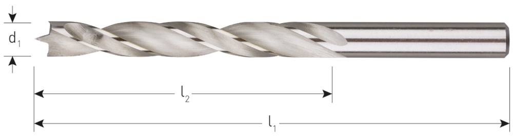 HSS-G MACHINALE HOUTSPIRAALBOOR, ø13X70X110 HSS-G MACHINALE HOUTSPIRAALBOOR, ø13X70X110