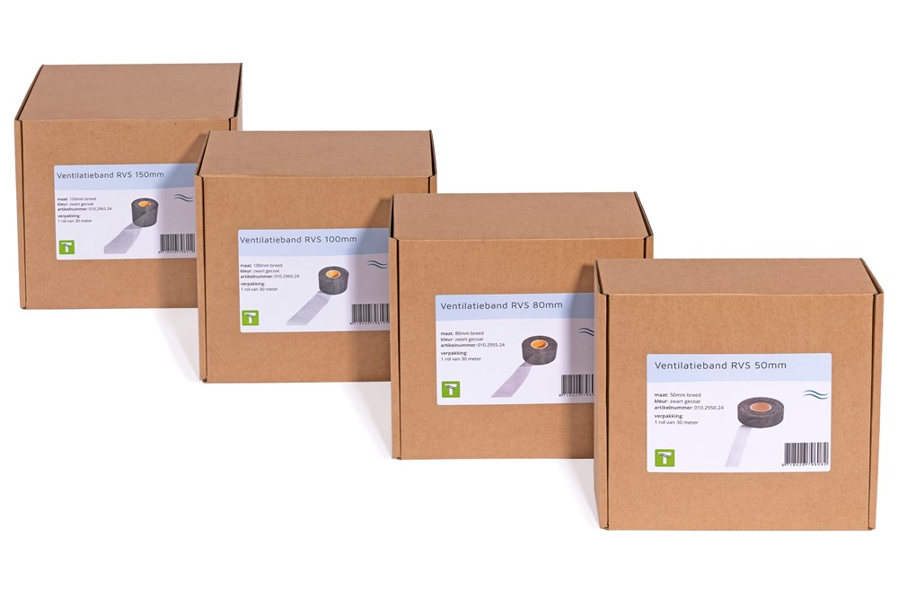 ventilatieband rvs zwart gecoat tilmar-1 ventilatieband rvs zwart gecoat tilmar-1