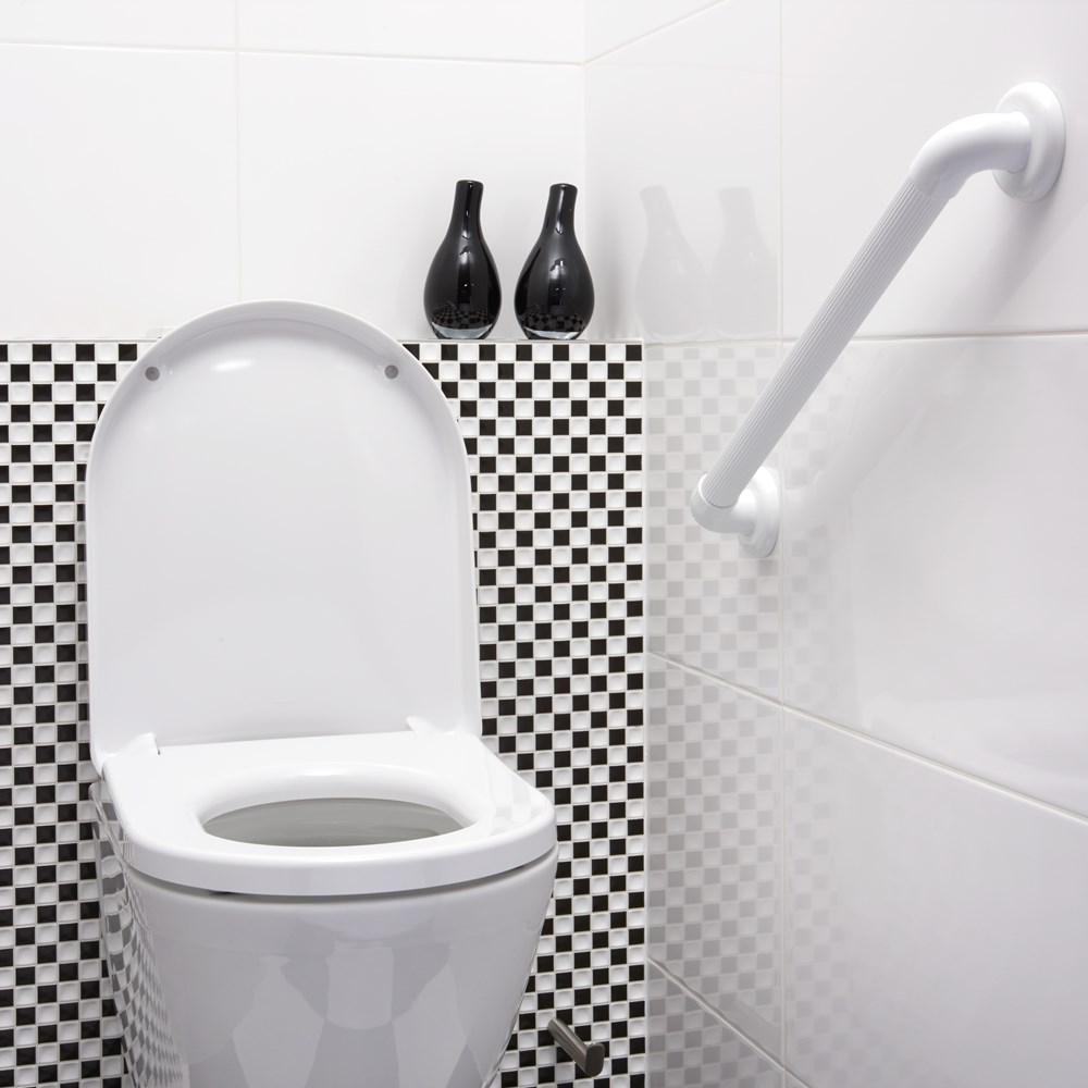 wandbeugel kunststof wit secucare-2 wandbeugel kunststof wit secucare-2