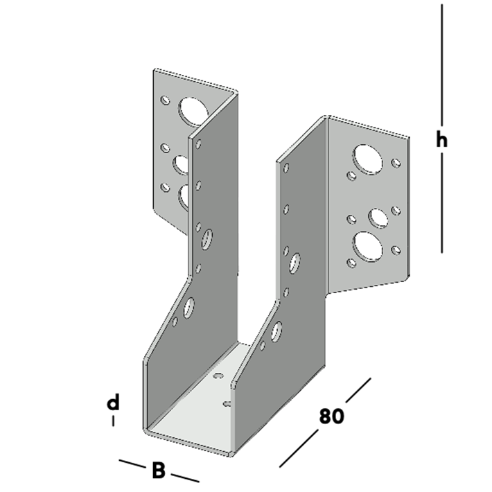 Afbeelding tekening GB raveeldrager zwaar sv-2 280