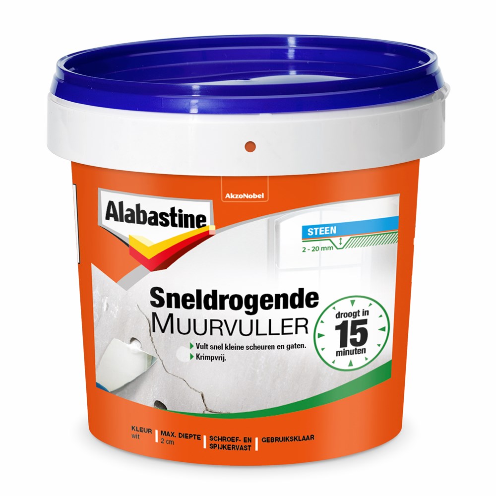 Alabastine sneldrogende muurvuller wit (1)