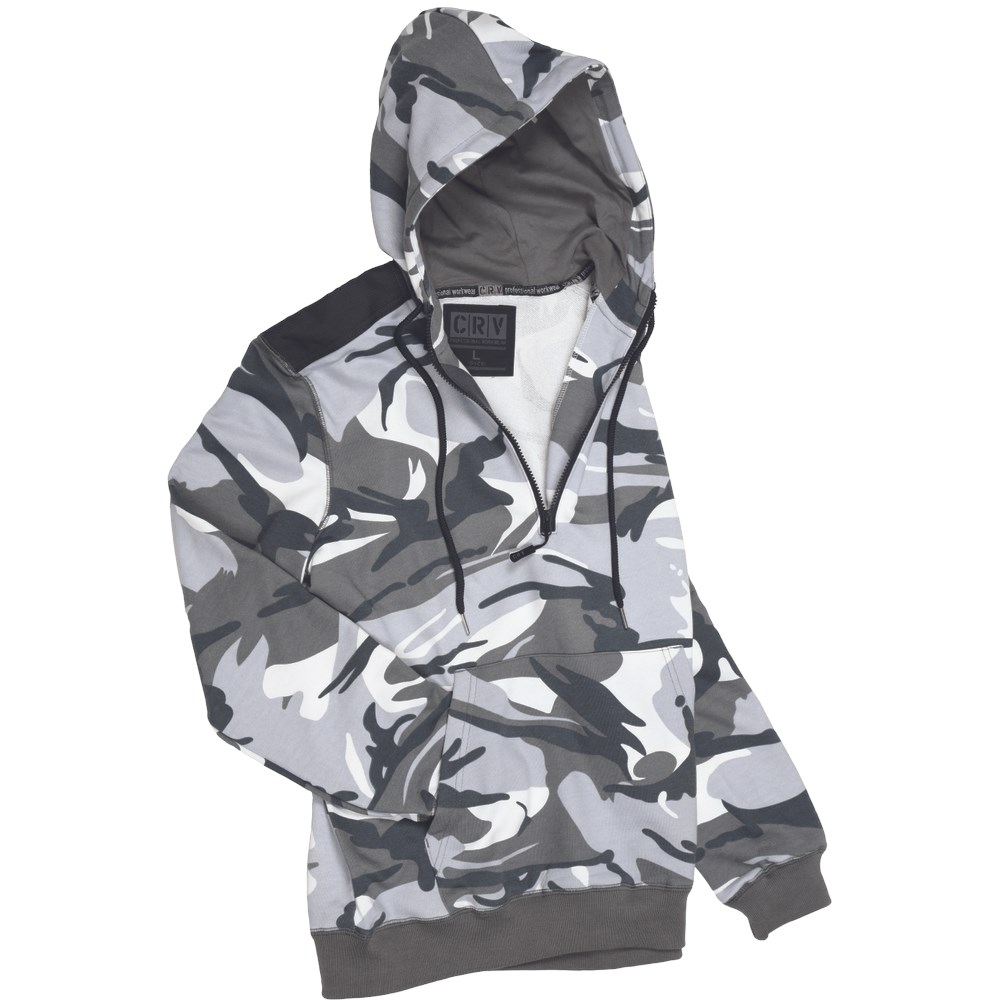Crambe Sweatshirt Hoodie Camouflage Wit (5)