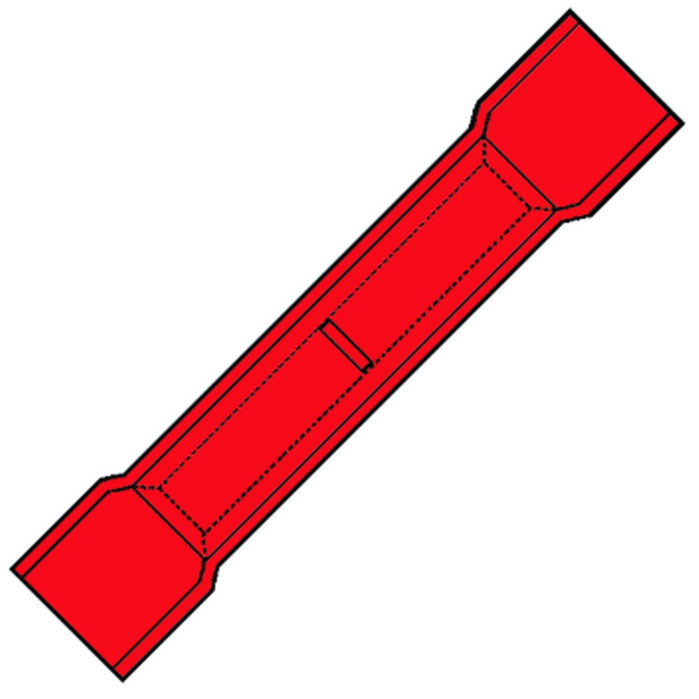 kabelschoen verbinder geisoleerd rood-1 kabelschoen verbinder geisoleerd rood-1