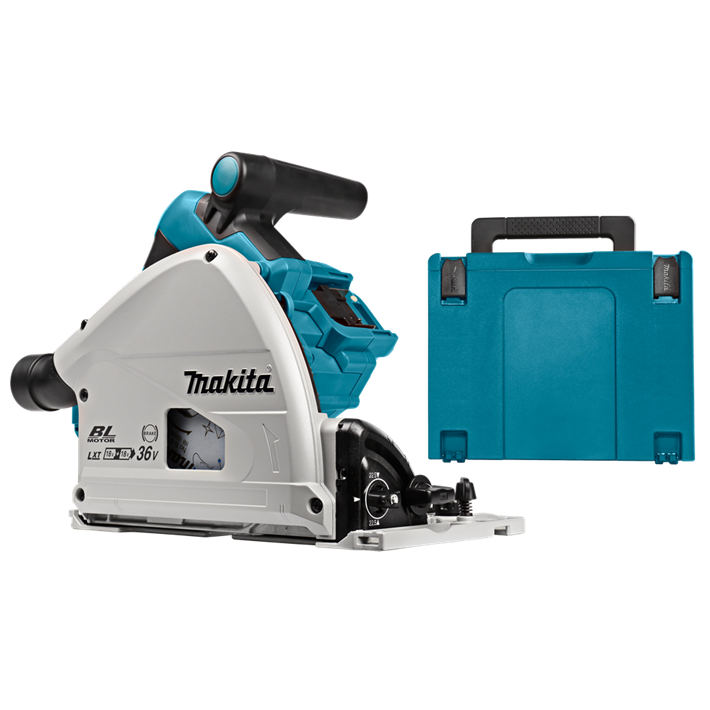 Afbeelding Makita 2x18 v invalcirkelzaag 165 mm DSP600ZJ