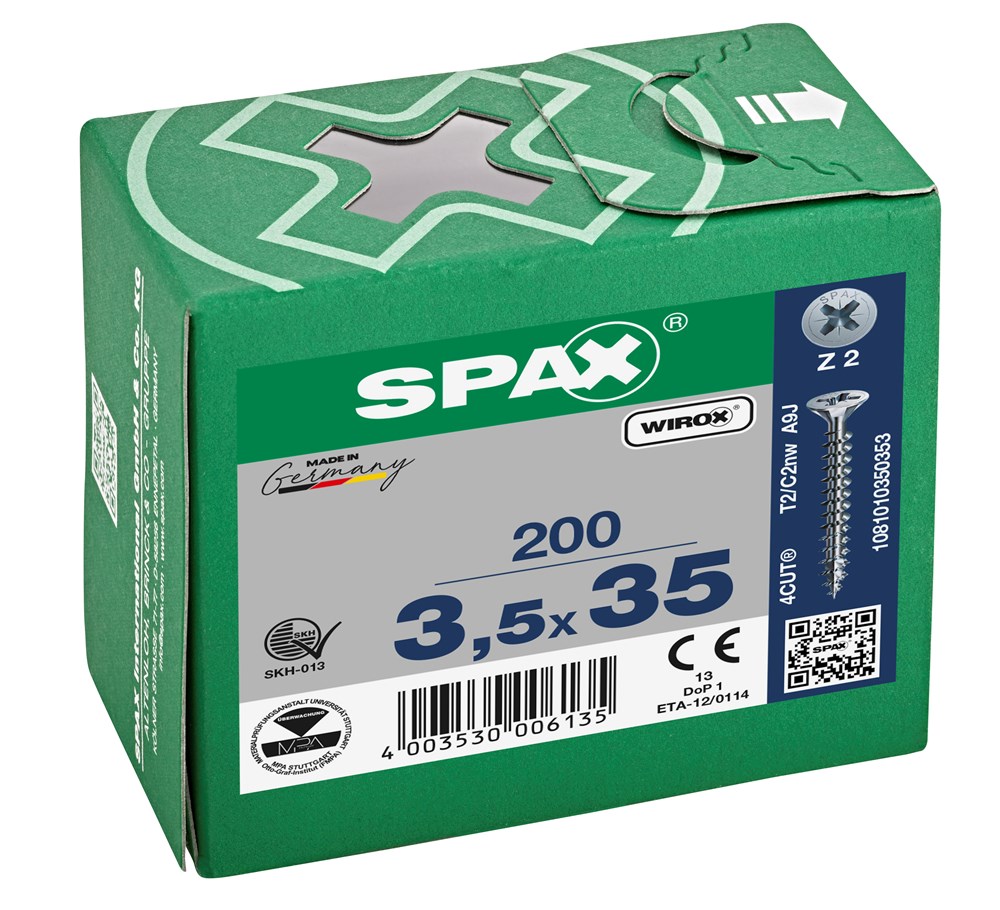 spaanplaatschroef wirox spax-4 spaanplaatschroef wirox spax-4