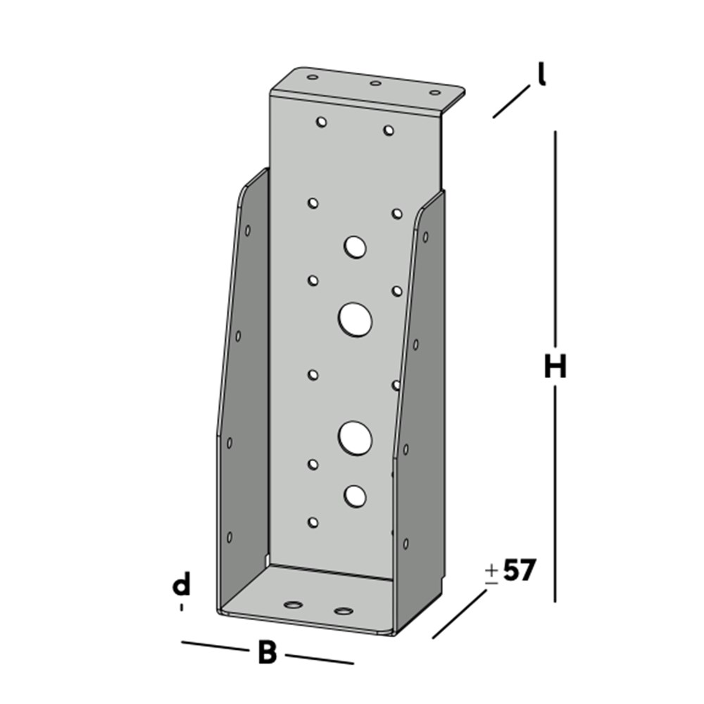 balkdrager gbs korte lip sv-2 balkdrager gbs korte lip sv-2