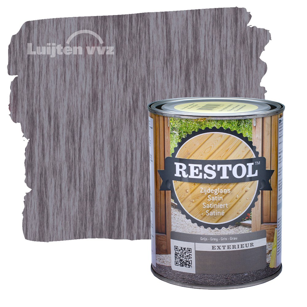 Restol Houtolie Zijdeglans Grijs (1)