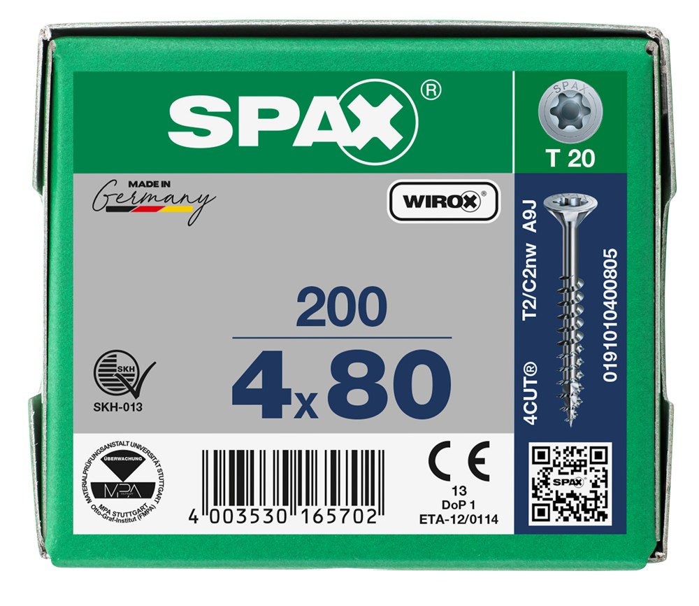 spaanplaatschroef wirox spax-6 spaanplaatschroef wirox spax-6