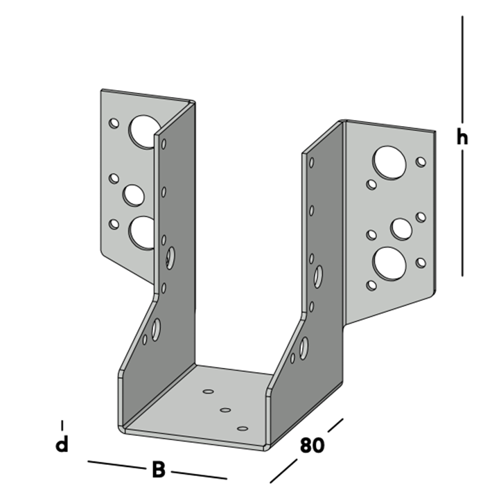 Afbeelding tekening GB raveeldrager zwaar sv-2 280