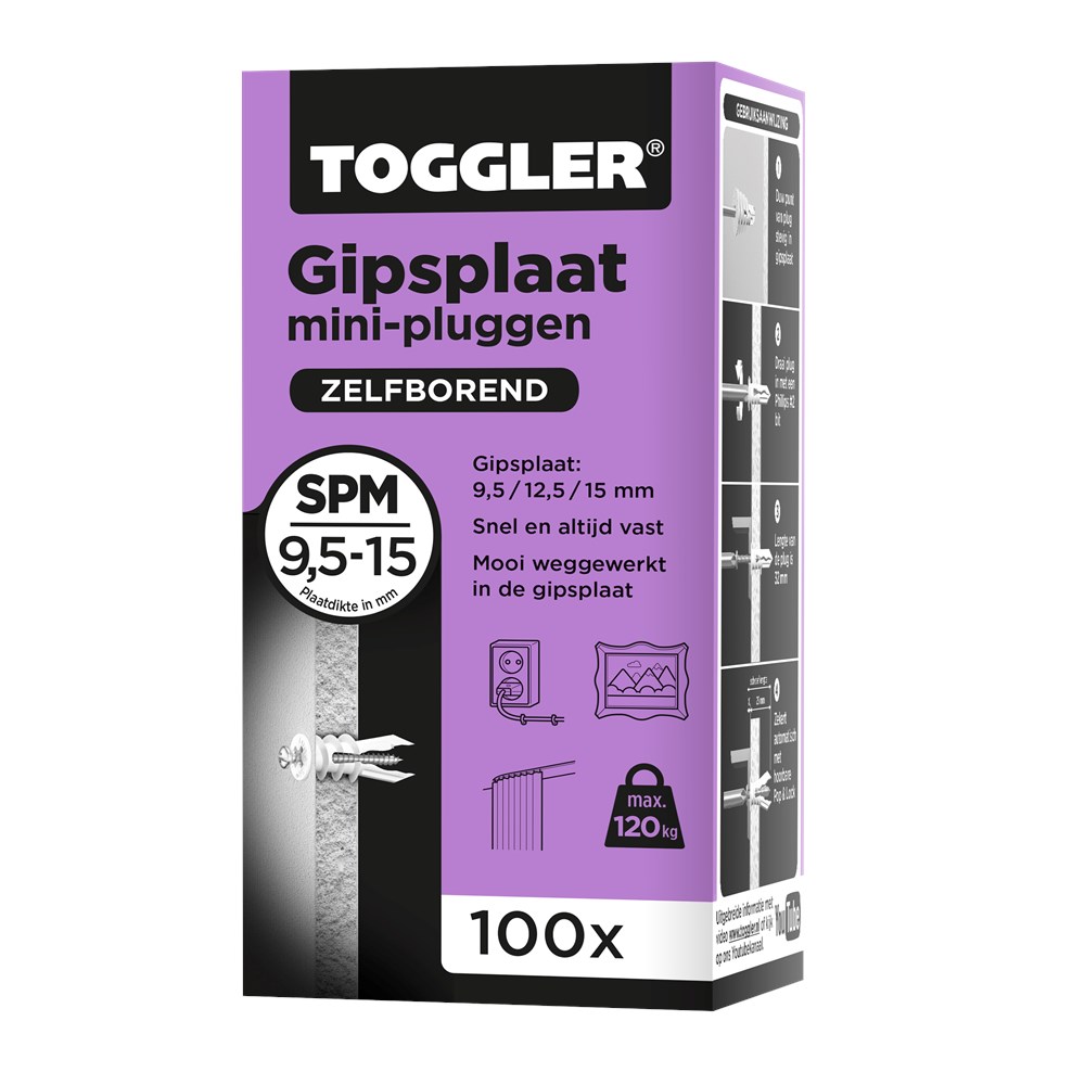 gipsplaatplug nylon toggler-2 gipsplaatplug nylon toggler-2