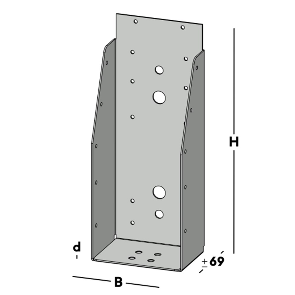 balkdrager gbs zonder lip sv-2 balkdrager gbs zonder lip sv-2