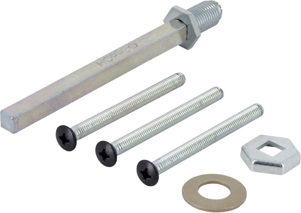 Afbeelding voor Montageset voor VH garnituren knop/kruk snelstift mat zwart MONTAGESET GRT Snelstift
