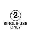 Single use only Single use only