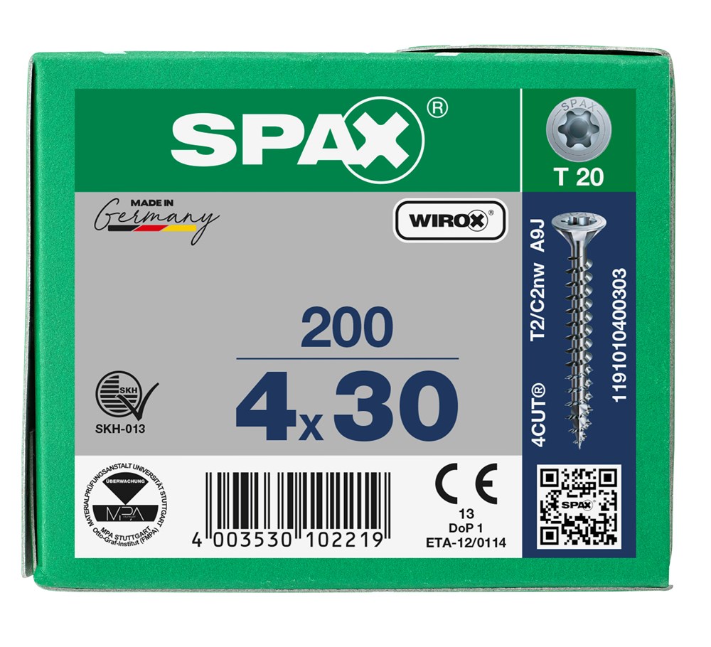 spaanplaatschroef wirox spax-6 spaanplaatschroef wirox spax-6