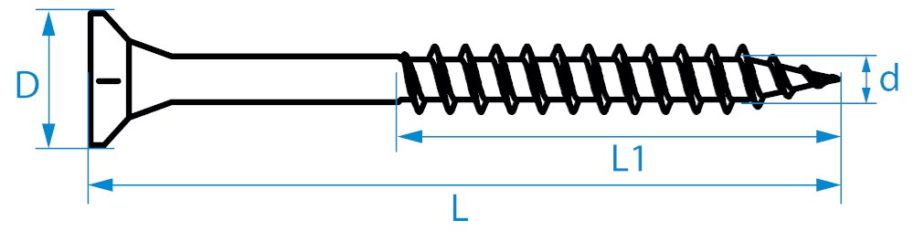 spaanplaatschroef verzinkt basicpro-4 spaanplaatschroef verzinkt basicpro-4