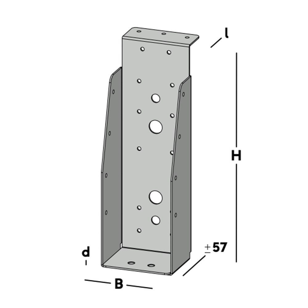 balkdrager gbs korte lip sv-2 balkdrager gbs korte lip sv-2