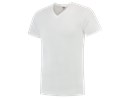 TRICORP T-shirt slim-fit m.V-hals wit L 101005 101005whiteside.png