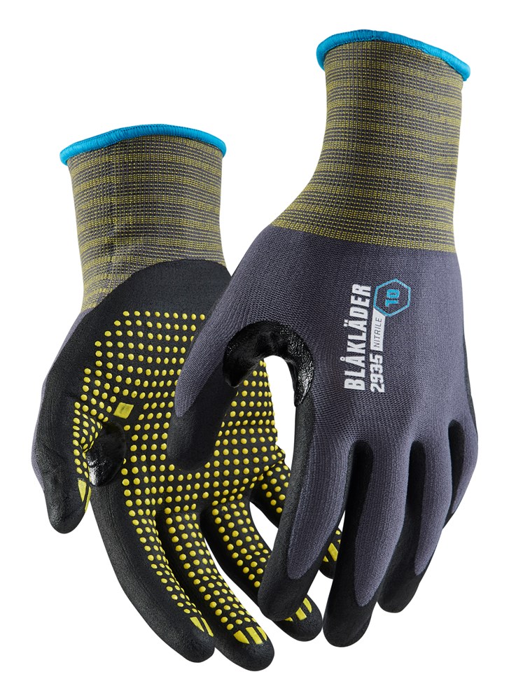 Afbeelding voor Werkhandschoenen nitril-gedipt met puntgreep 2935