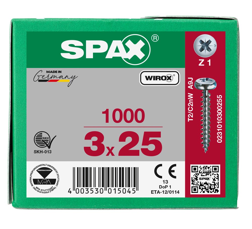 spaanplaatschroef wirox spax-6 spaanplaatschroef wirox spax-6