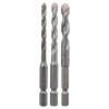 3-delige tegelborenset HEX-9 Ceramic