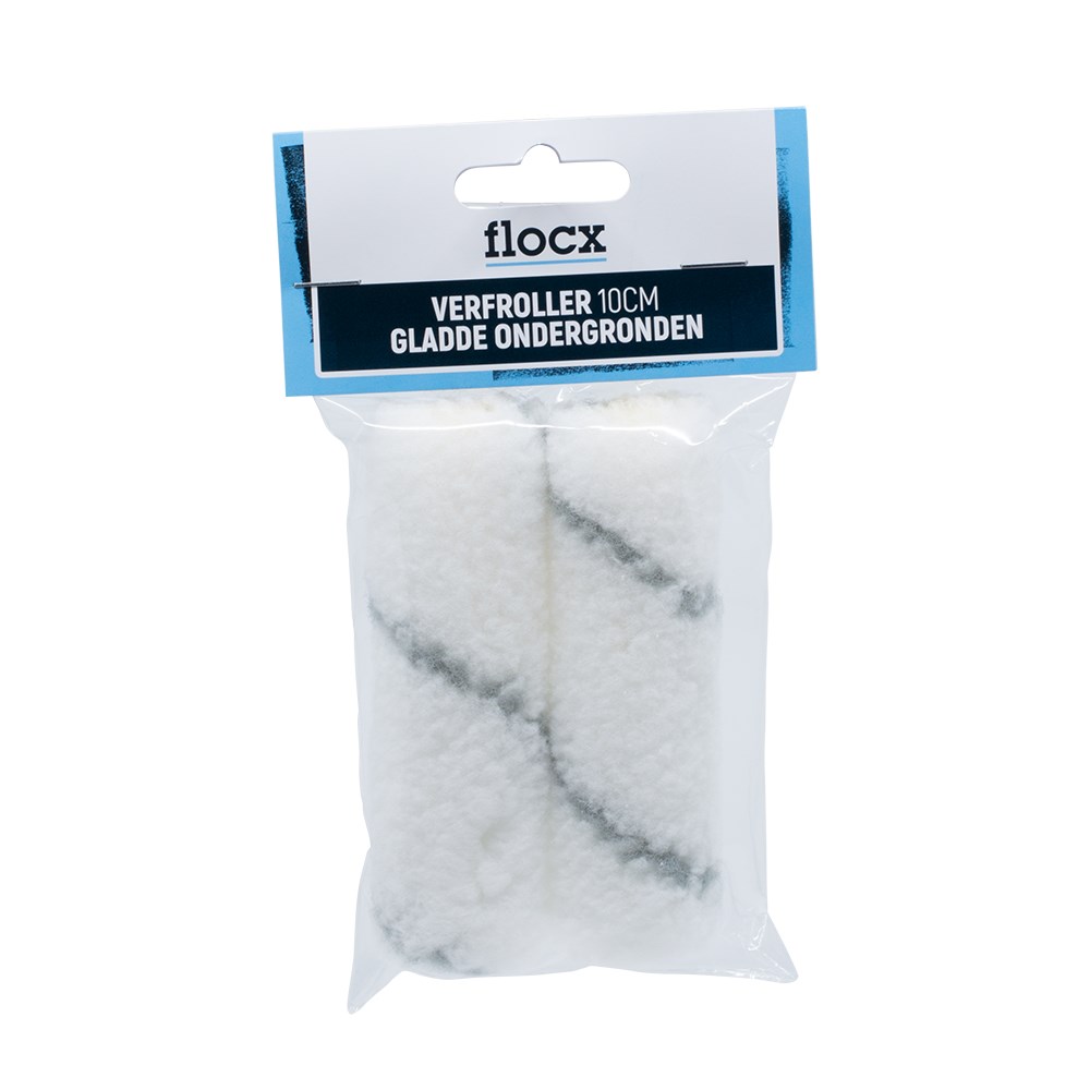Flocx verfroller gladde ondergronden 10cm 2 stuks (1)