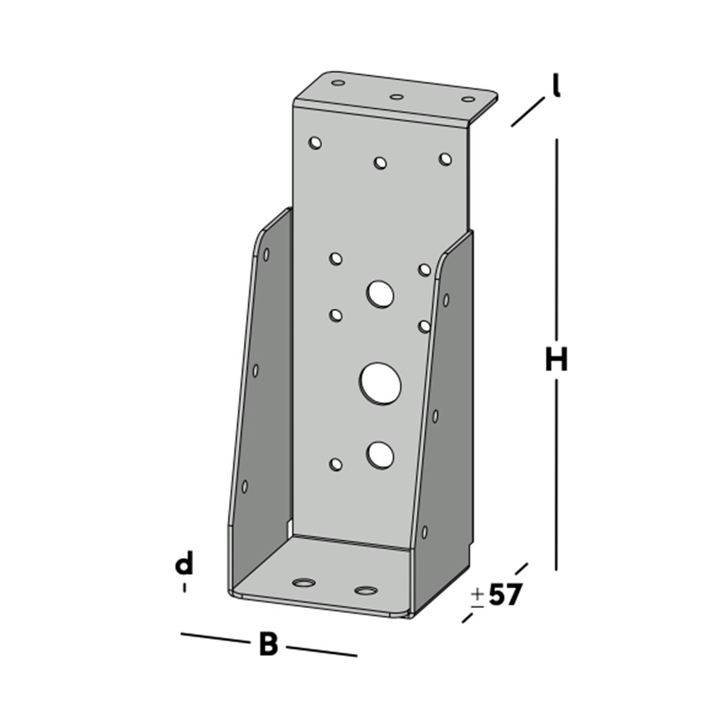 balkdrager gbs korte lip sv-2 balkdrager gbs korte lip sv-2