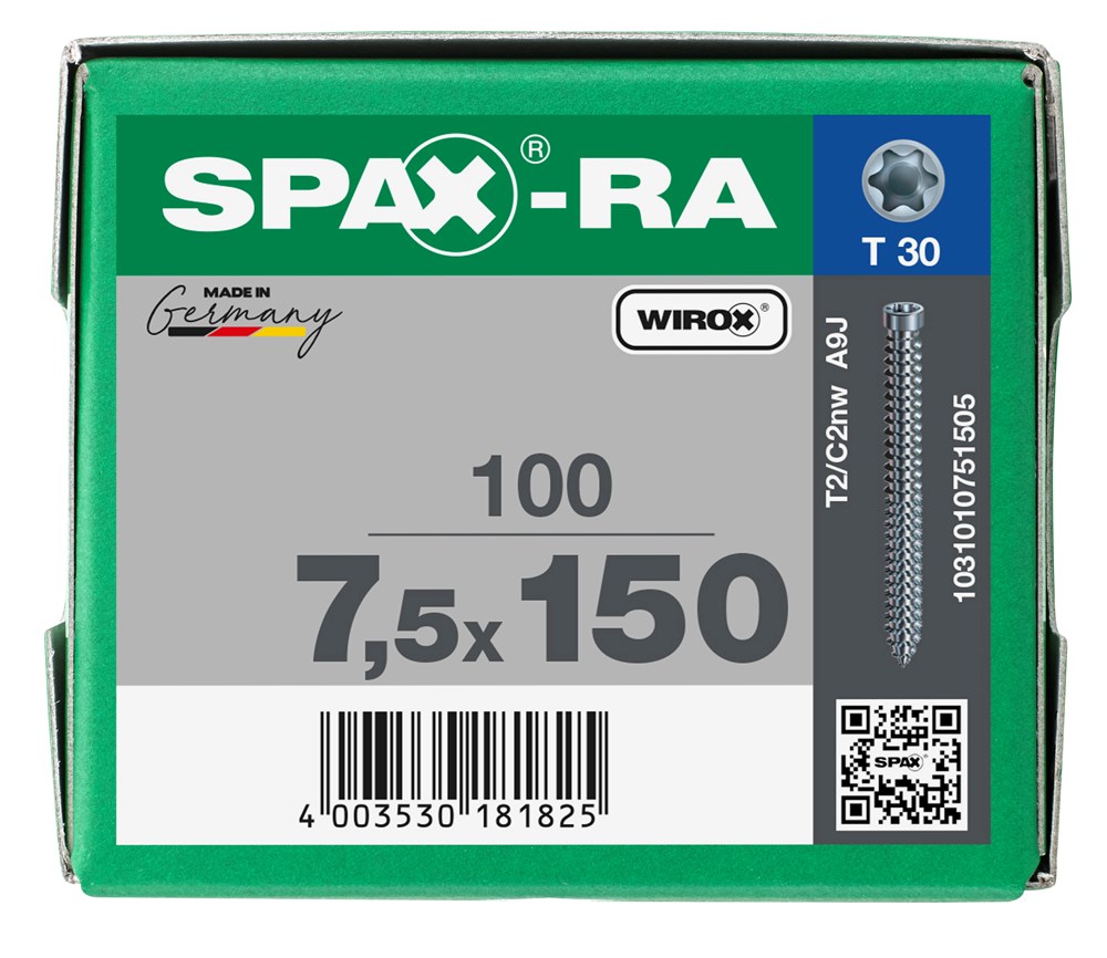 kozijnschroef wirox spax-ra-6 kozijnschroef wirox spax-ra-6