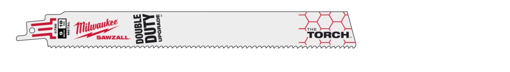Reciprozaagblad Sawzall metaal Heavy Duty TORCH 230 mm 18-Tpi (5 stuks)