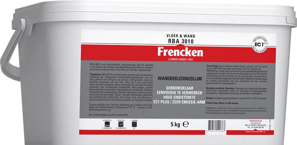 Wandbekledingslijmen