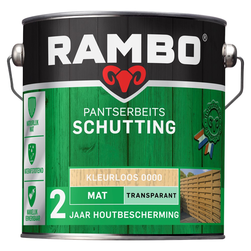 Rambo pantserbeits schutting mat transparant 2,5 liter (1)