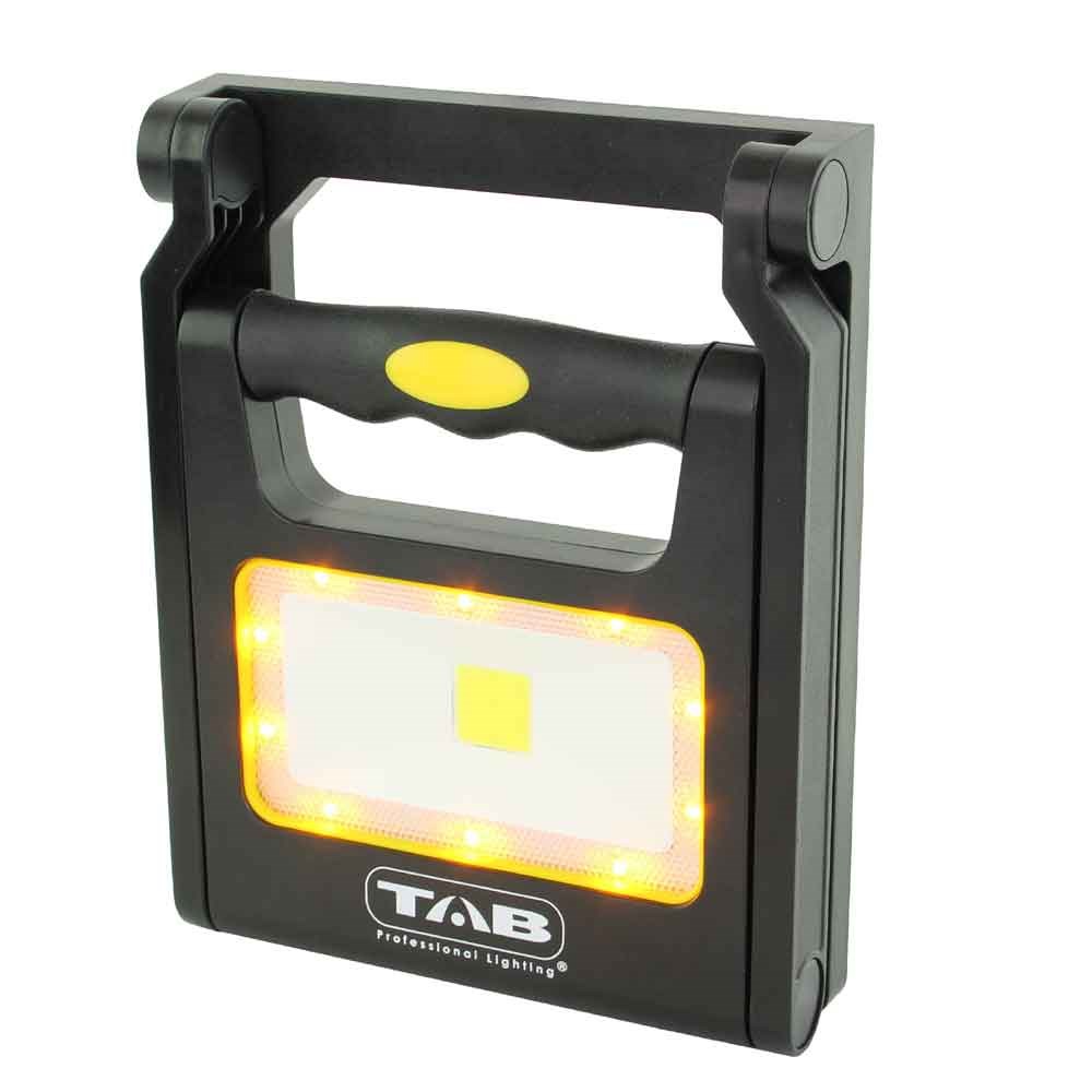 Afbeelding voor TAB88850, LED servicelamp, accu, knipperfunctie amber, IP54, 3 lichtstanden, magneten, lichtgewicht ABS, batterij-indicator, USB kabel en adapter, opvouwbaar
