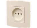 KELFORT Wandcontactdoos 1V z.aarde RAL9010 1525607_1.png
