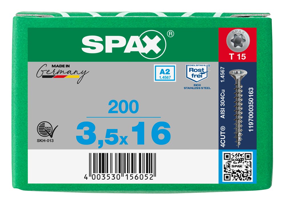 spaanplaatschroef rvs a2 spax-6 spaanplaatschroef rvs a2 spax-6