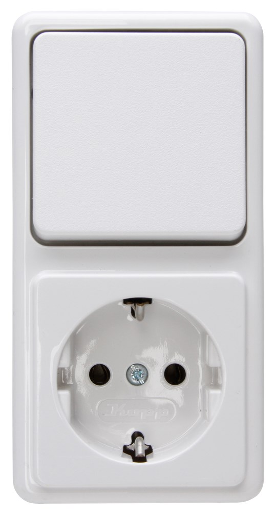 Combinatie schakelaar met wcd met penaarde