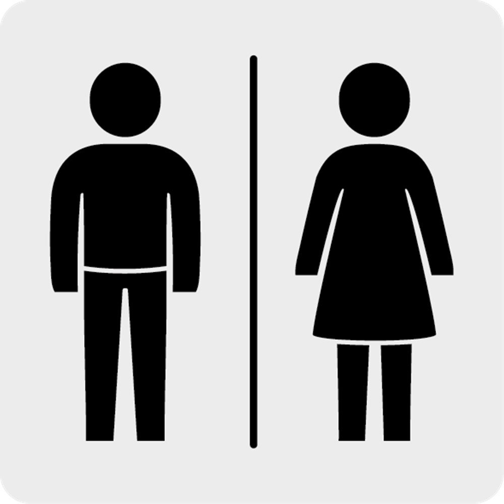 Pictogram, aluminium